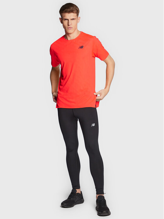 New Balance New Balance Φανελάκι τεχνικό Speed Jacquard MT23281 Πορτοκαλί Athletic Fit