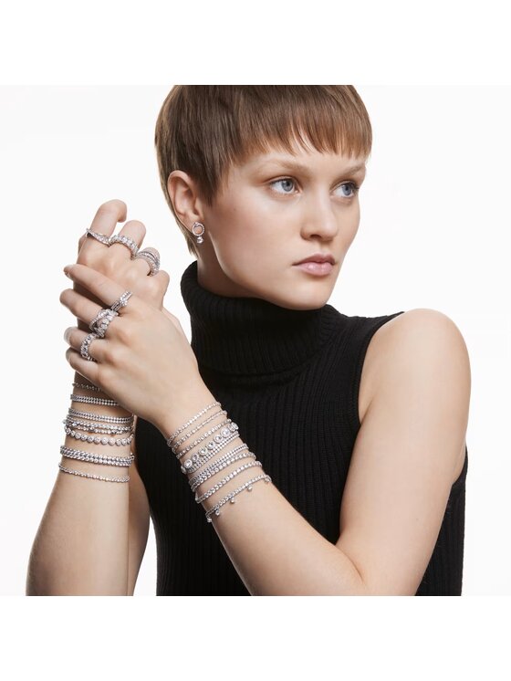 Swarovski Swarovski Pierścionek Matrix 5709276 Srebrny