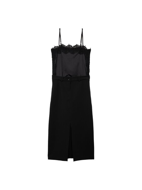 Oltre Oltre Vestito da giorno 7089R005150N033 Nero Slim Fit