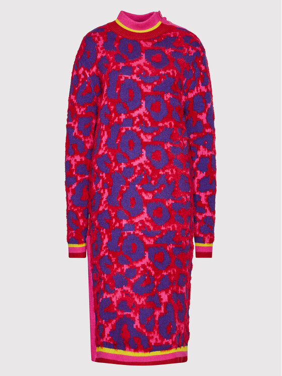 Silvian Heach Silvian Heach Trikotažinė suknelė PGA22077VE Rožinė Regular Fit