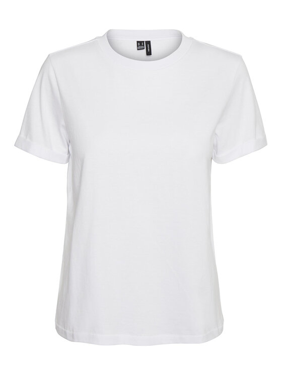 Vero Moda Vero Moda T-Shirt Paula 10243889 Biały Regular Fit