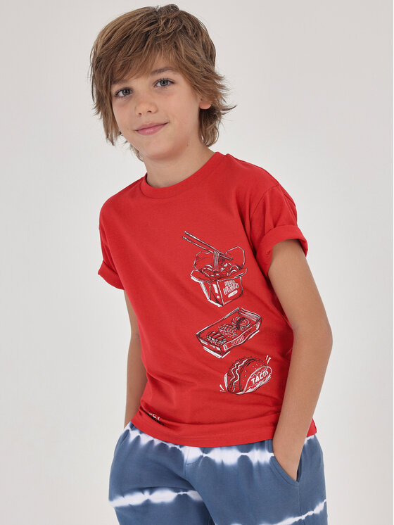 Mayoral Mayoral T-Shirt 6080 Rot