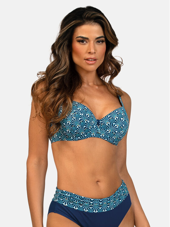 Feba Feba Bikini pezzo sopra FG04 Blu