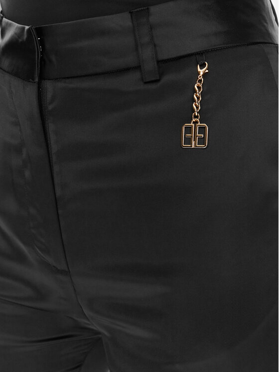 Fracomina Fracomina Chino hlače FQ24SV2003W41101 Črna Slim Fit