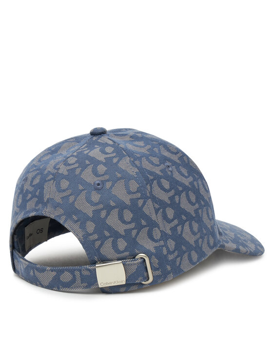 Calvin Klein Calvin Klein Czapka z daszkiem Aop 6 Panel Baseball Cap LV04K5058G Niebieski