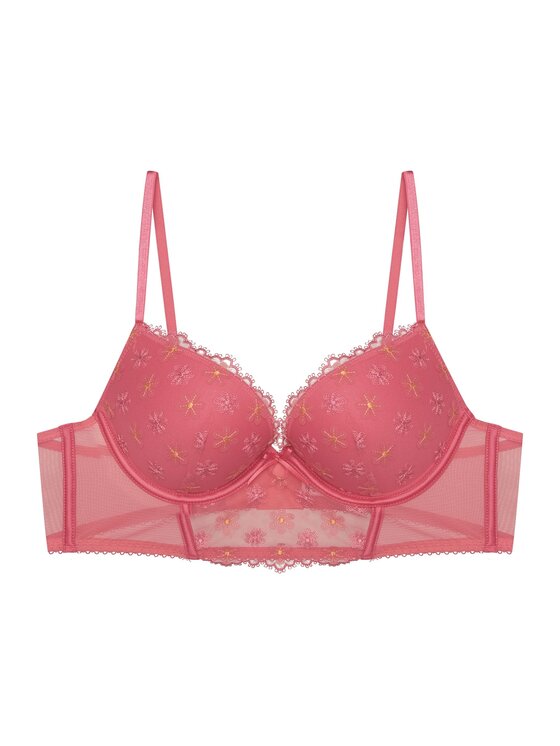 Esotiq Esotiq Biustonosz push-up 42869 Różowy