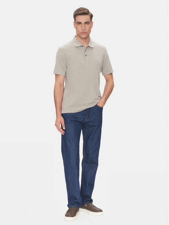 Calvin Klein Calvin Klein Polokošile LV04LB220G Béžová Regular Fit