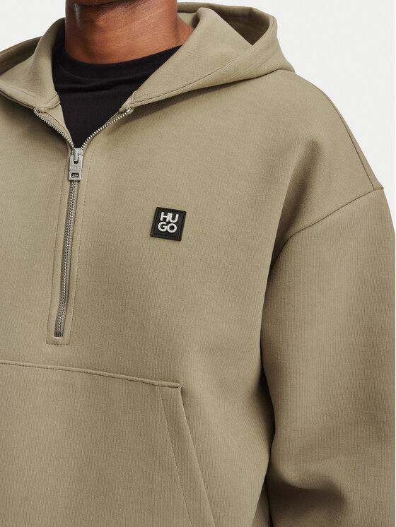 HUGO HUGO Mikina Dabinhood 50563019 Béžová Oversize