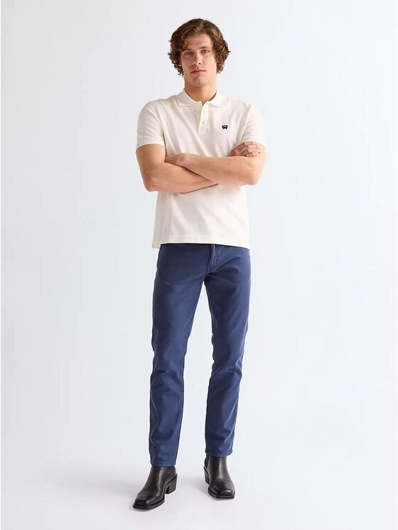 Wrangler Wrangler Jeansy Larston Niebieski Slim Leg