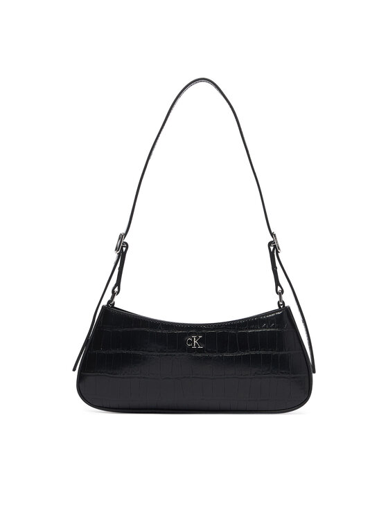 Calvin Klein Calvin Klein Kabelka Ck Croc Small Shoulder Bag LV04F3906G Černá