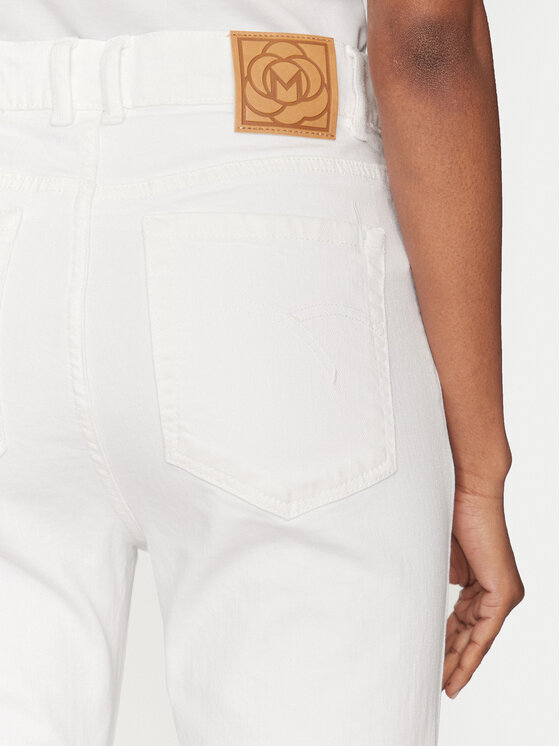 Marella Marella Τζιν Kerry 2513131044 Λευκό Flare Fit