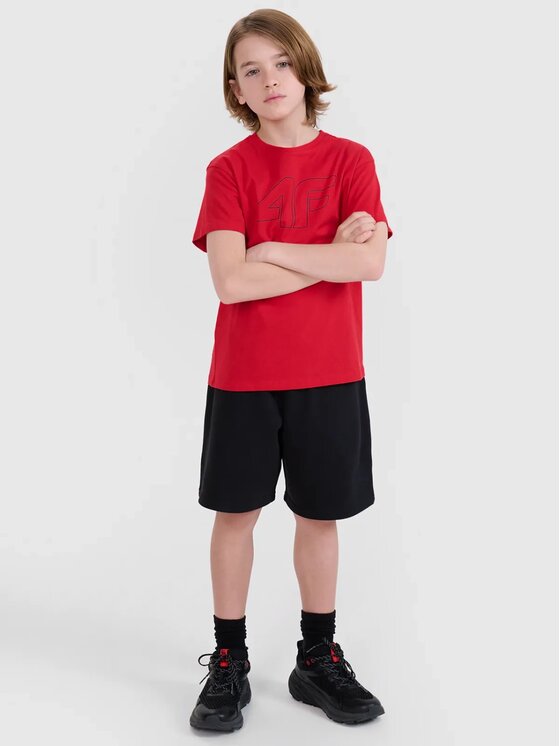 4F 4F Šortky 4FJWMM00TSHOM629-20S Černá Regular Fit