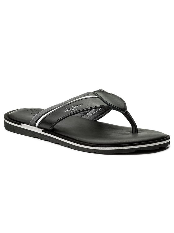 Pepe Jeans Set Infradito Slider Nero - Tomaia In TPU E Suola Phylon, Punta Aperta - 3