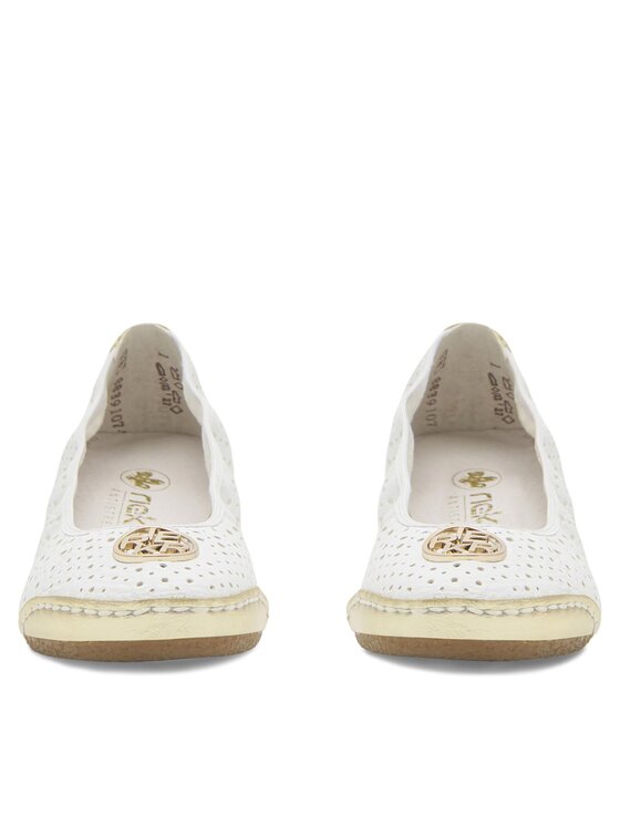 Rieker Rieker Ballerinas 41459-80 Weiß