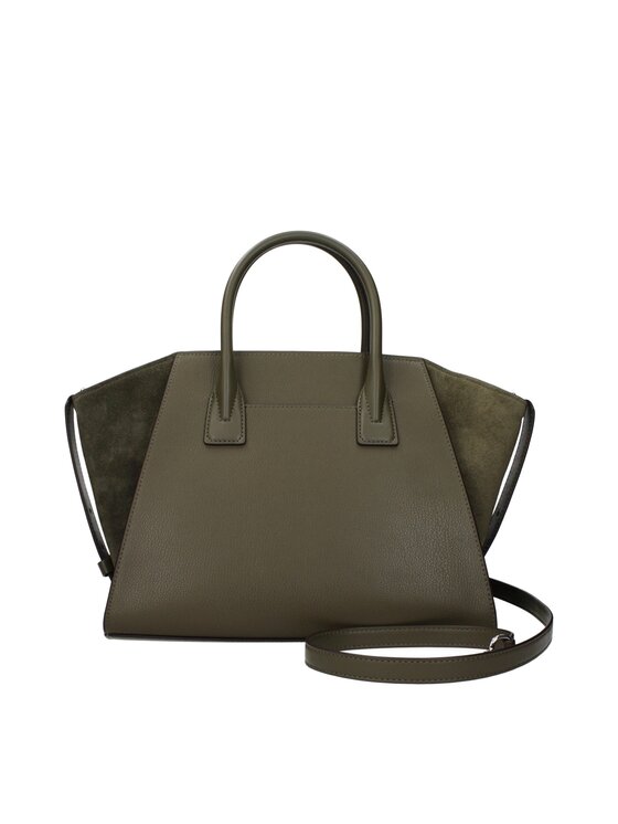 Michael Kors Michael Kors Torebka Green Leather Hand Zielony
