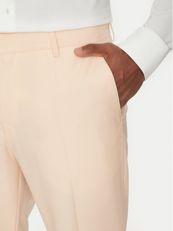BOSS BOSS Garnitur H-Huge 50540759 Pomarańczowy Slim Fit