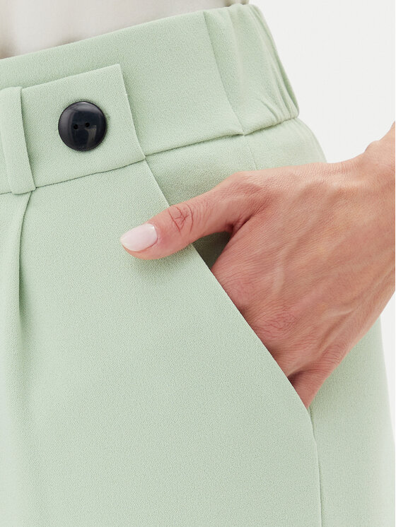 JDY JDY Spodnie materiałowe Geggo 15208430 Zielony Wide Leg