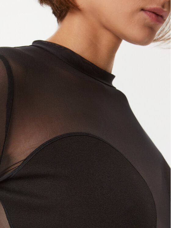 Undress Code Undress Code Боді All Nighter 539 Чорний Slim Fit