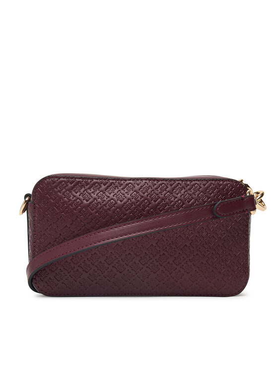 Tommy Hilfiger Tommy Hilfiger Geantă Th Icon Camera Bag Mono AW0AW18922 Vișiniu