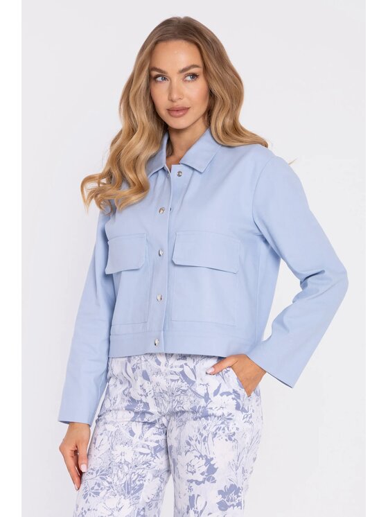 Made of Emotion Made of Emotion Giacca da abito M909 Azzurro chiaro Boxy Fit