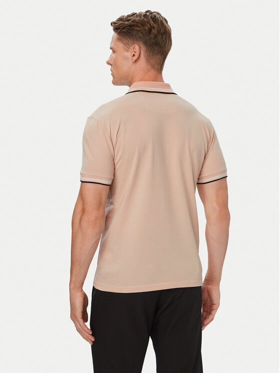 BOSS BOSS Polo Paul 50506193 Pomarańczowy jasny Regular Fit