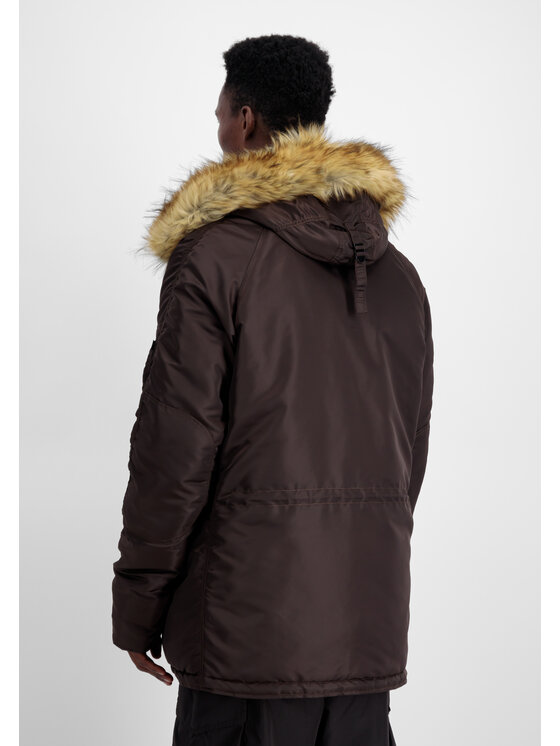 Alpha Industries Alpha Industries Kurtka zimowa N-3B VF 59 Winter Jacket Brązowy Regular Fit
