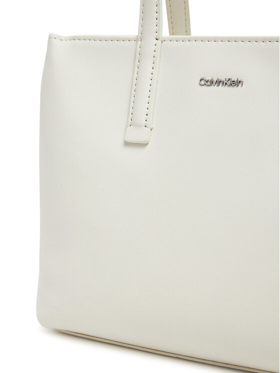 Calvin Klein Calvin Klein Torebka Ck Must Small Tote K60K612904 Écru