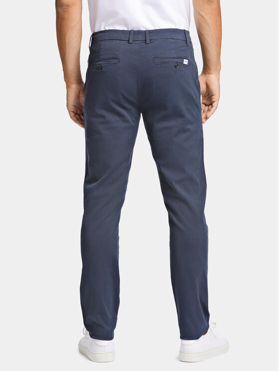 Lindbergh Lindbergh Pantaloni chino 30-005044 Bleumarin Slim Fit