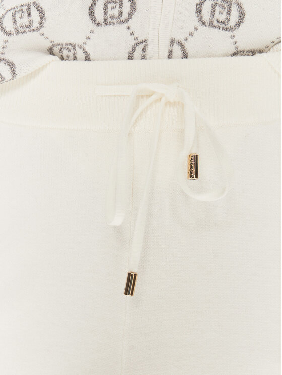 Liu Jo Sport Liu Jo Sport Pantaloni di tessuto TF4226 MS63L Bianco Regular Fit