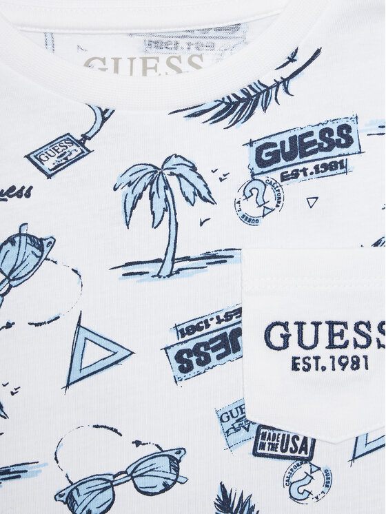 Guess Guess Футболка N5GI02 K8HM4 Кольоровий Regular Fit