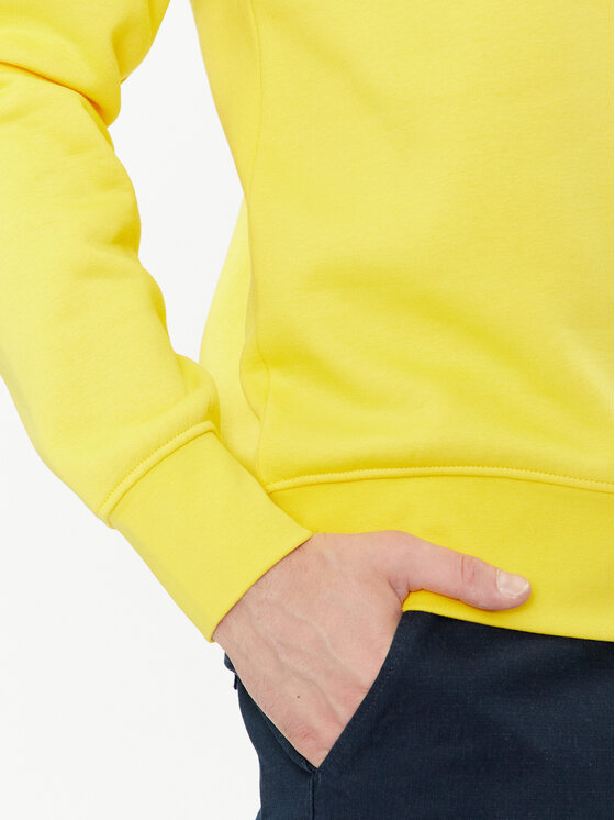 Tommy Hilfiger Tommy Hilfiger Felpa Flag Logo MW0MW32735 Giallo Regular Fit