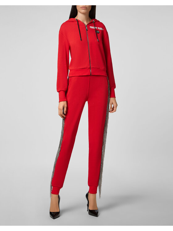 PHILIPP PLEIN PHILIPP PLEIN Felpa 21927 Rosso Regular Fit