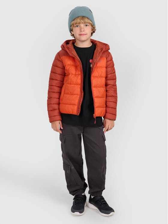 4F 4F Giubbotto piumino 4FJRAW25TDJAM0770-81S Marrone Regular Fit