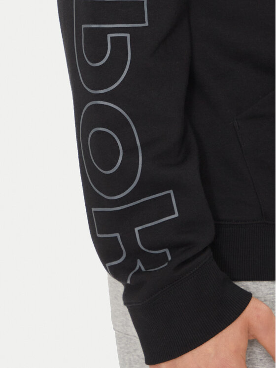 Reebok Reebok Μπλούζα Logo Mash Up 100075616 Μαύρο Relaxed Fit
