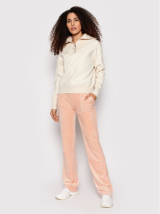 Juicy Couture Juicy Couture Donji dio trenerke Del Ray JCAP180 Ružičasta Regular Fit