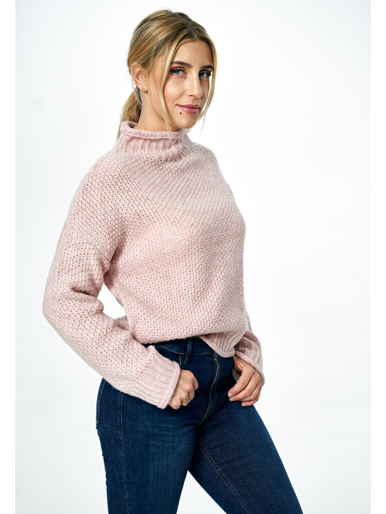 FIGL FIGLFIGL Maglione M886 Rosa Oversize