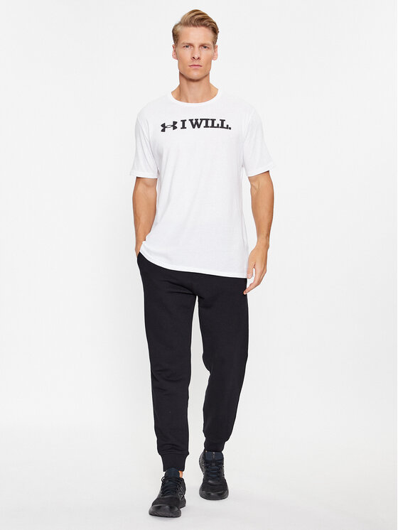 Under Armour Under Armour T-Shirt Ua I Wll Ss 1379023 Biały Loose Fit