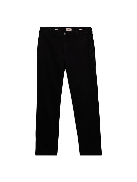 Oltre Oltre Spodnie materiałowe P785R008238N033 Czarny Regular Fit
