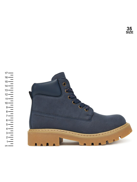 Tommy Hilfiger Tommy Hilfiger Туристически oбувки T3X5-34125-1269 D Тъмносин