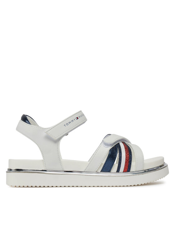 Tommy Hilfiger Sandale Velcro Sandal T3A2-33240-0273 S Bijela