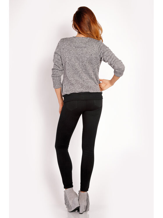 Awama Awama Kurtka damska L007 Szary Basic Fit