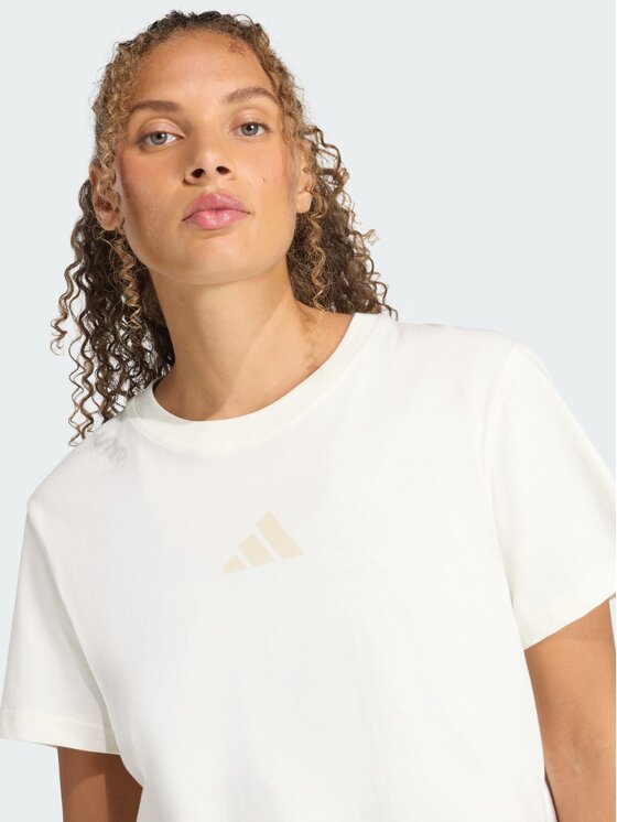 adidas adidas Koszulka techniczna Terrex Multi Biały Loose Fit