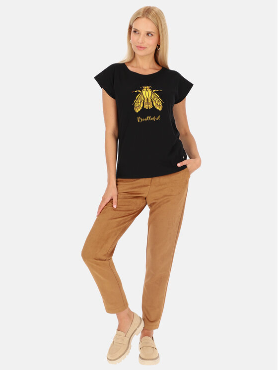 Smashed Lemon Smashed Lemon T-Shirt 24690 Czarny Regular Fit