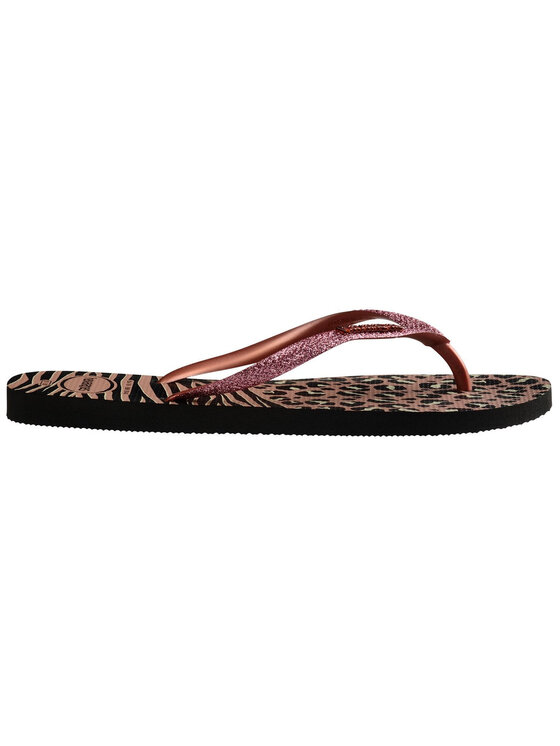 Havaianas Havaianas Παντόφλες HAVAIANAS Ciabatta Donna Hav. Slim Animals Mix 4147964.1924 Nero Μαύρο