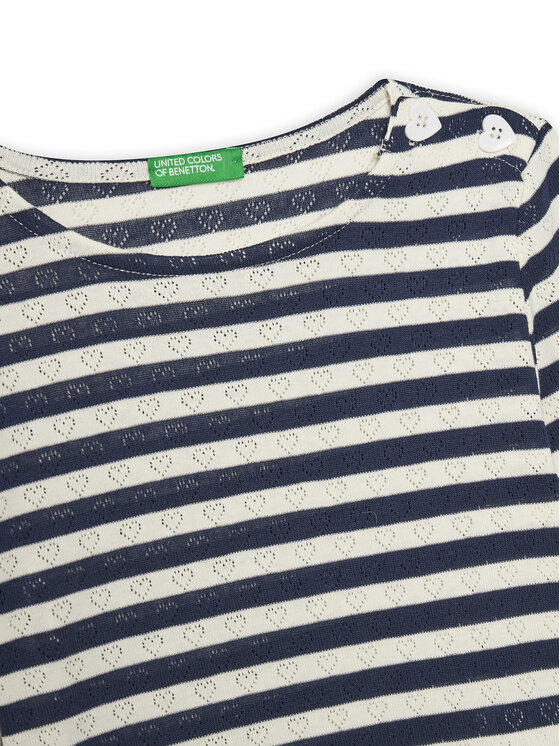 United Colors Of Benetton United Colors Of Benetton Bluzka 33LQC10OM Granatowy Regular Fit