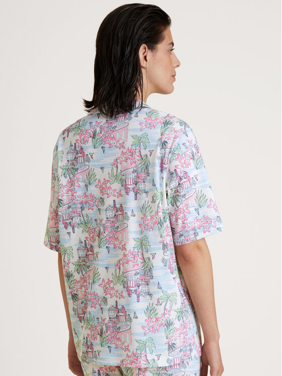 Calida Calida Košile 14055 Modrá Comfortable Fit