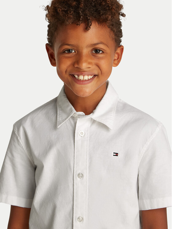 Tommy Hilfiger Tommy Hilfiger Camicia KB0KB09554 S Bianco Regular Fit