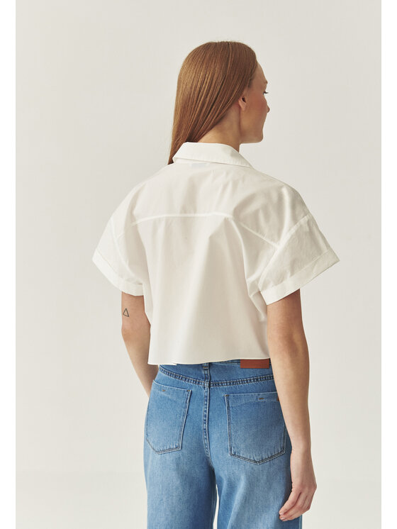 TATUUM TATUUM Košeľa PANAMA Biela Classic Fit