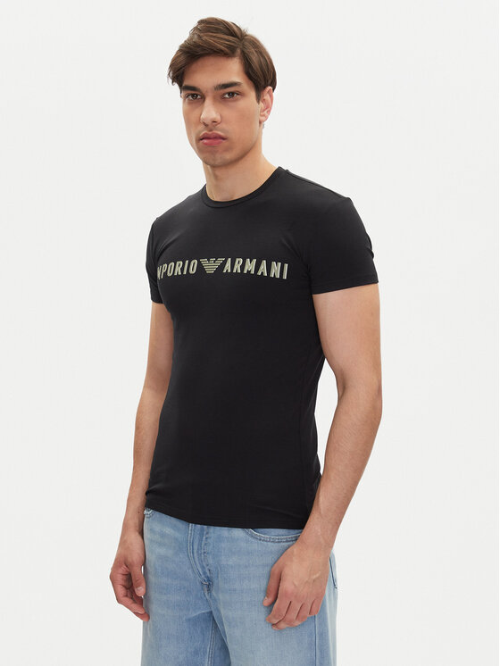 T-Shirt Emporio Armani Underwear, Velikost:M, Barva: Černá, EM000375 AF10772 UC001