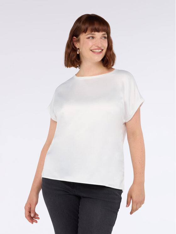 Fiorella Rubino Fiorella Rubino T-shirt G613L008555N011 Bianco Regular Fit
